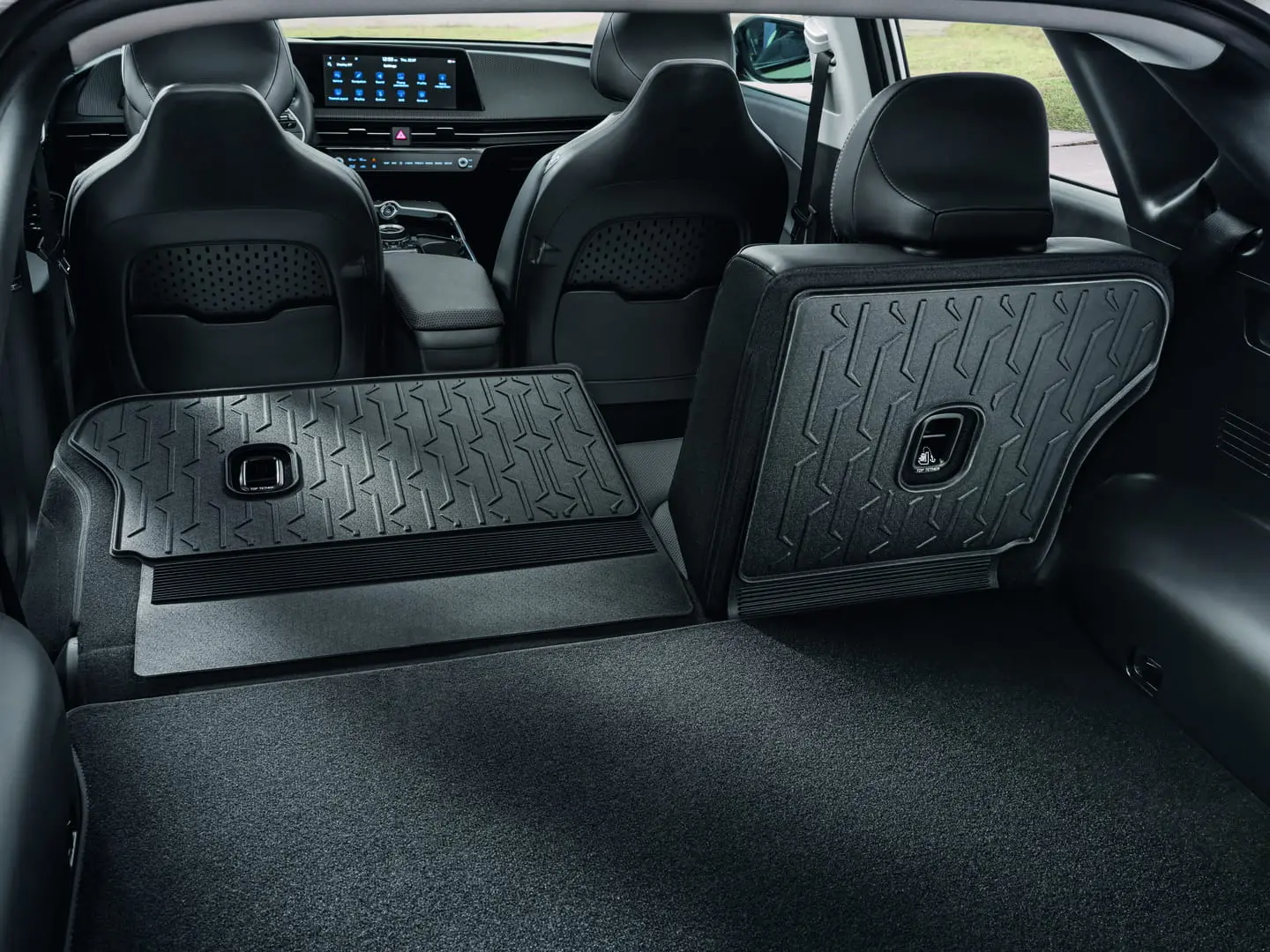 Bagasjeromsmatte forlengelse Kia EV6 2021 ->