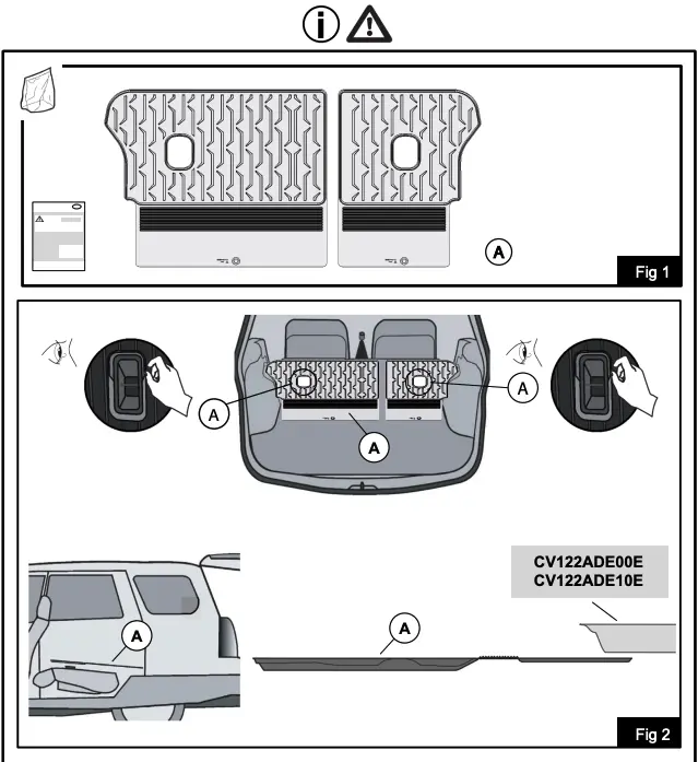 Bagasjeromsmatte forlengelse Kia EV6 2021 -> – bilde 4