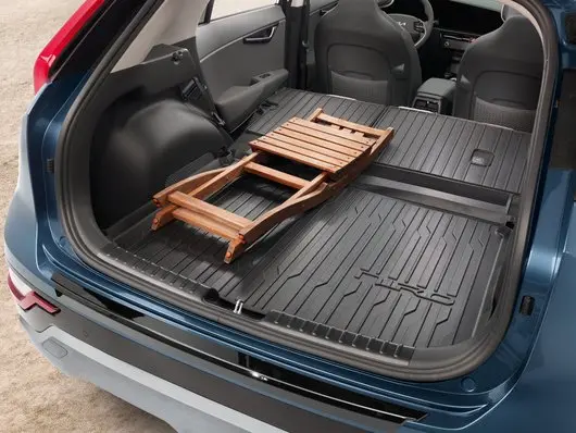 Bagasjeromsmatte forlengelse Kia Niro II / Kia Niro EV 2022 -> │ Rygg-baksete beskyttelse
