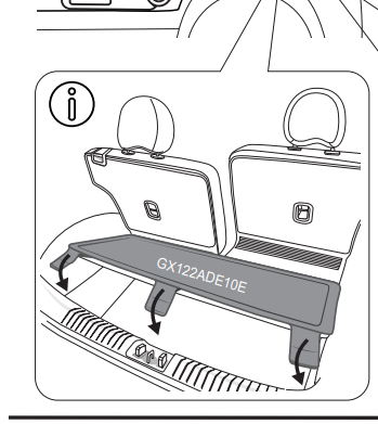Bagasjeromsmatte Hyundai Inster 2025 -> │ for biler med justerbare bakseter (KUN BAGASJEROMSMATTEN - BAKSETERMATTEN SELGES SEPARAT) Image 2