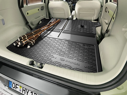 Bagasjeromsmatte Hyundai Inster 2025 -> │ for biler uten justerbare bakseter