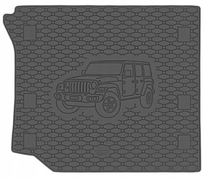 Bagasjeromsmatte Jeep Wrangler JK 2006 - 2018