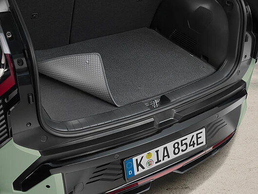 Bagasjeromsmatte Kia EV3 2024 -> │ Stoff - Genuine® Load Compartment Mat Reversible