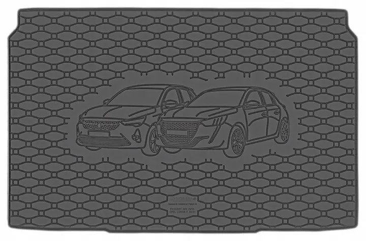 Bagasjeromsmatte Opel Corsa F / Corsa-e 2019 -> / Peugeot 208 II / Peugeot e-208 2019 -> – bilde 2