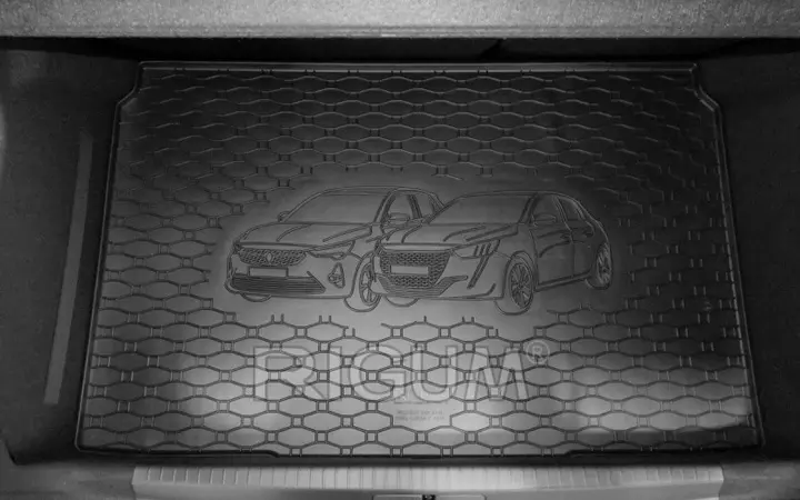 Bagasjeromsmatte Opel Corsa F / Corsa-e 2019 -> / Peugeot 208 II / Peugeot e-208 2019 -> – bilde 4