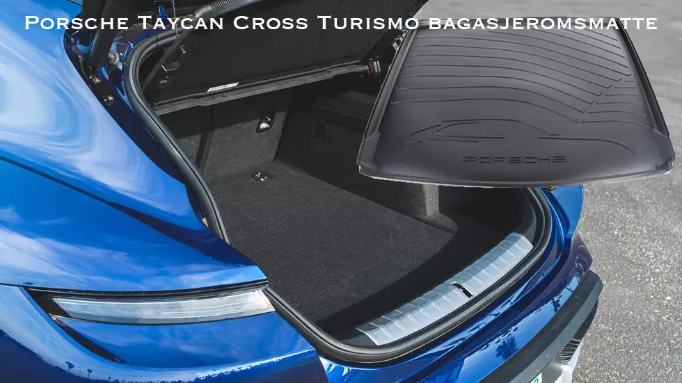 Bagasjeromsmatte Porsche Taycan Cross Turismo 2021 -> │ Genuine® Tequipment Luggage Compartment Liner Image 1