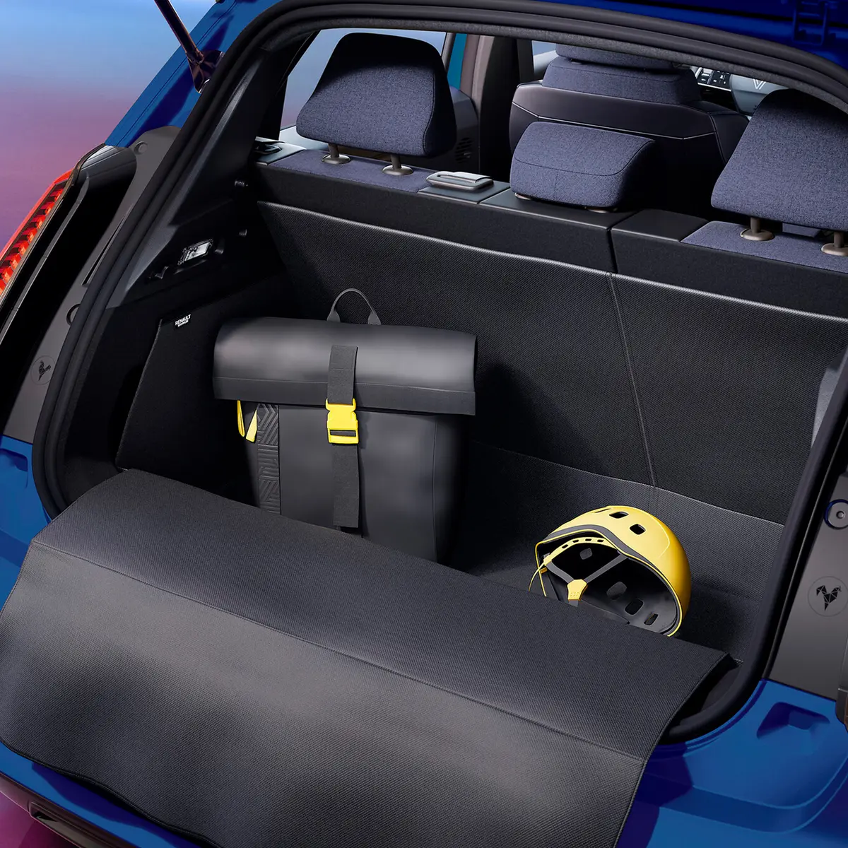 Bagasjeromsmatte Renault 5 E-Tech Electric 2025 -> │ Genuine® Sammenleggbar bagasjeromsmatte Easyflex