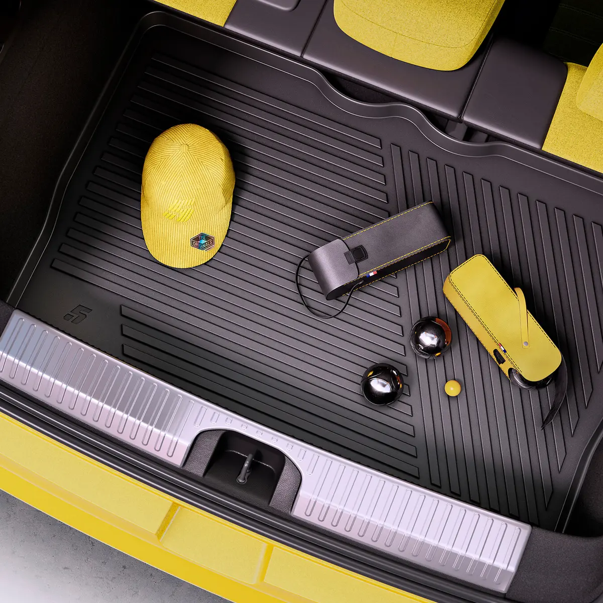 Bagasjeromsmatte Renault 5 E-Tech Electric 2025 -> │ Genuine® Tosidig