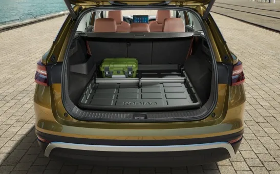 Bagasjeromsmatte Skoda Kodiaq II 2024 -> │ 5 seter - Genuine® Plastic boot liner