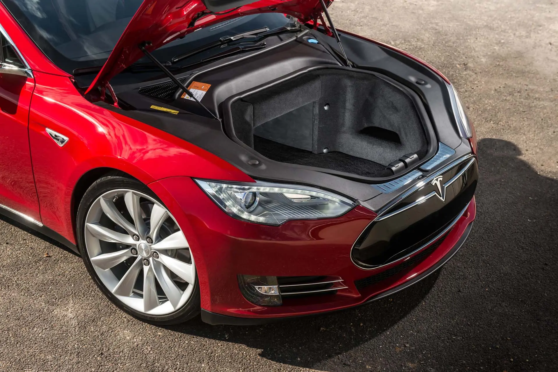 Bagasjeromsmatte Tesla Model S 2012 - 2021 │ foran – bilde 2