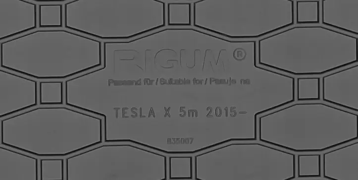 Bagasjeromsmatte Tesla Model X 2015 - 2021 – bilde 5