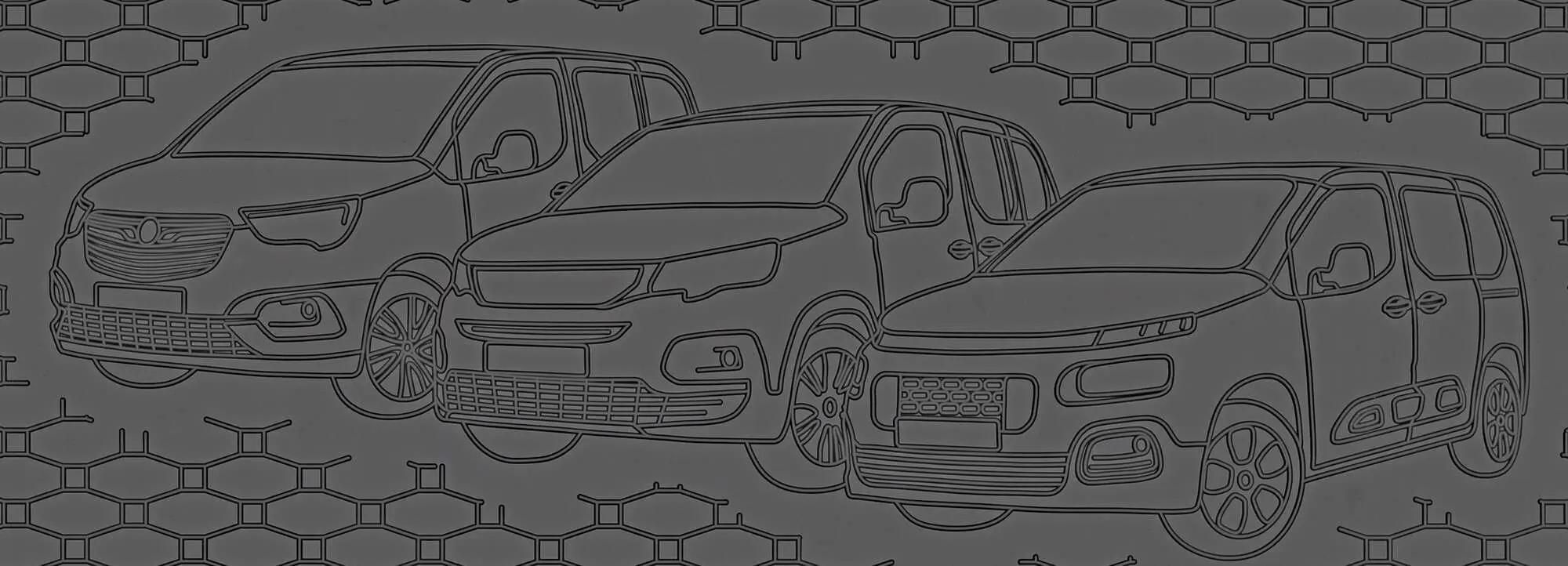 Bagasjeromsmatte Toyota Proace City Verso 2019->  / CITROËN Berlingo 2019-> / Opel Combo Life 2018 -> / PEUGEOT Rifter 2019-> – bilde 2