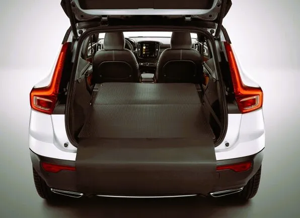 Bagasjeromsmatte Volvo XC40/EX40 2017 -> │ Genuine® Stoffmatte med forlengelse Rygg-baksete beskyttelse