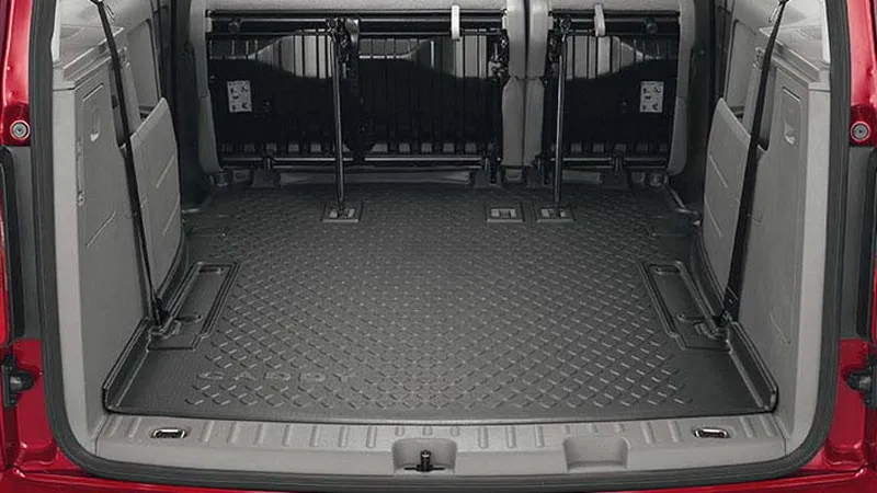 Bagasjeromsmatte VW Caddy Maxi Life III / IV 2007 - 2020 │ 5-7 seter - Genuine® Trunk Mat