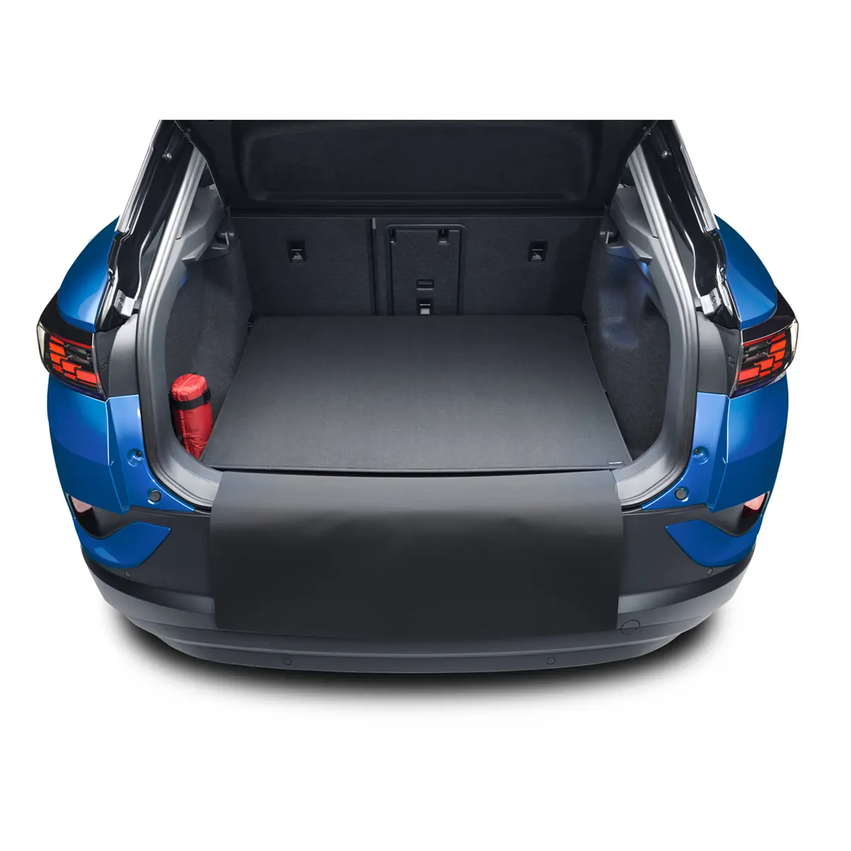 Bagasjeromsmatte VW ID.4 2020 -> / VW ID.5 2021 -> │ Stoff med lastekantbeskyttelse