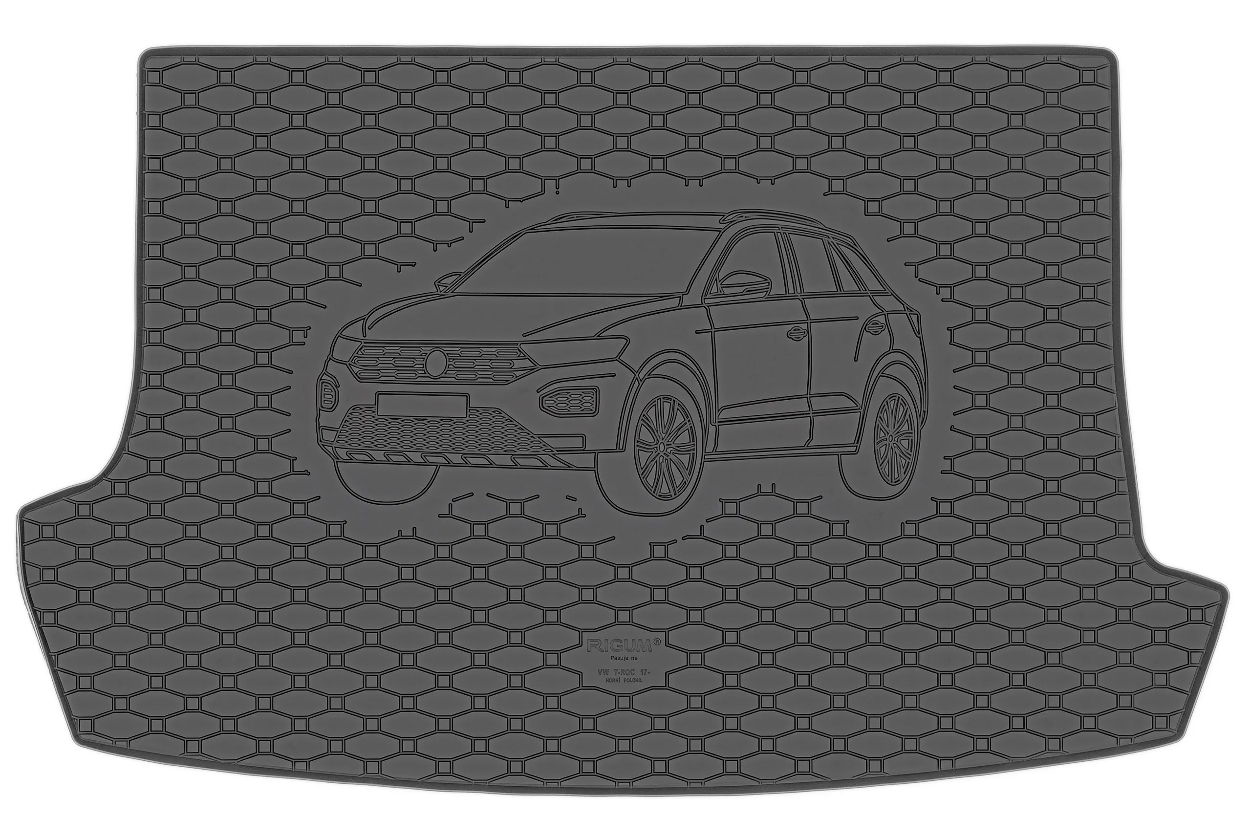 Bagasjeromsmatte VW T-Roc I 2017 - 2025 │ øvre bagasjeromsgulv