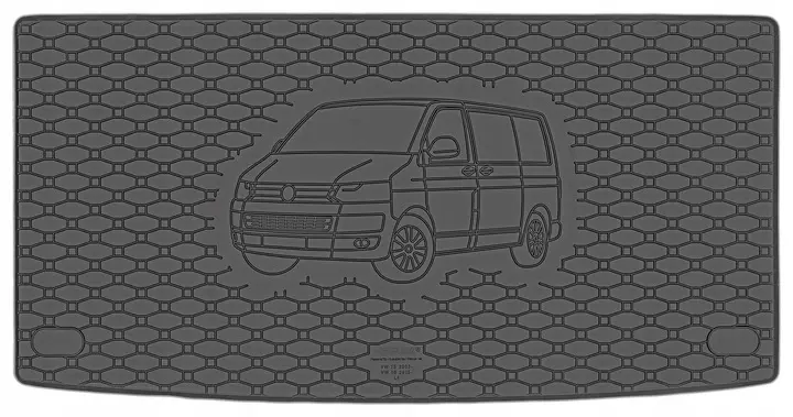 Bagasjeromsmatte VW T5 2003 - 2015 / VW T6 2015 - 2019 / VW T6.1 2019 - 2021 – bilde 4