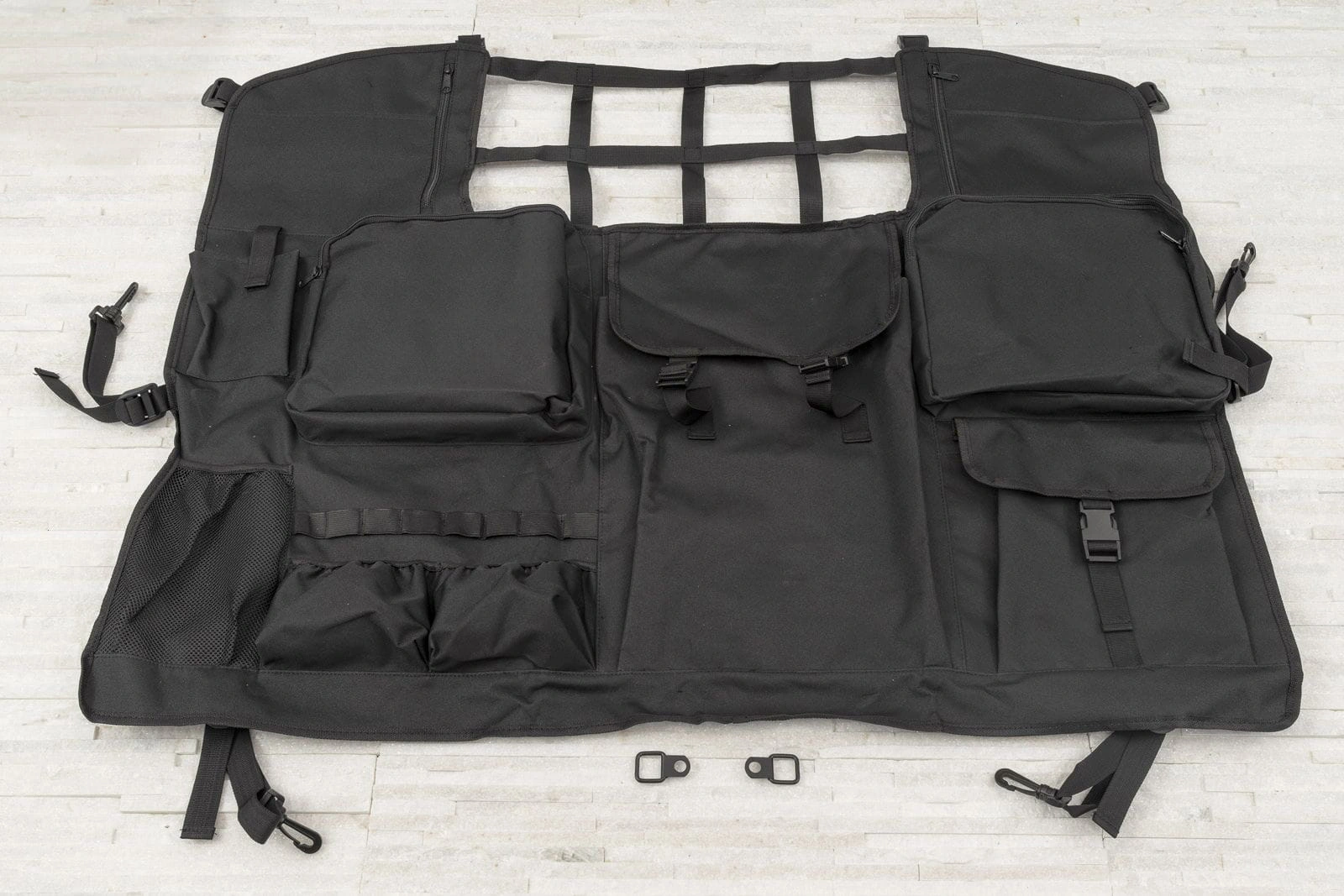 Bagasjeromsorganiser til baksete Jeep Wrangler JK / JL  │ Oppheng bagasjerom Trunk Back Seat Organizer – bilde 5