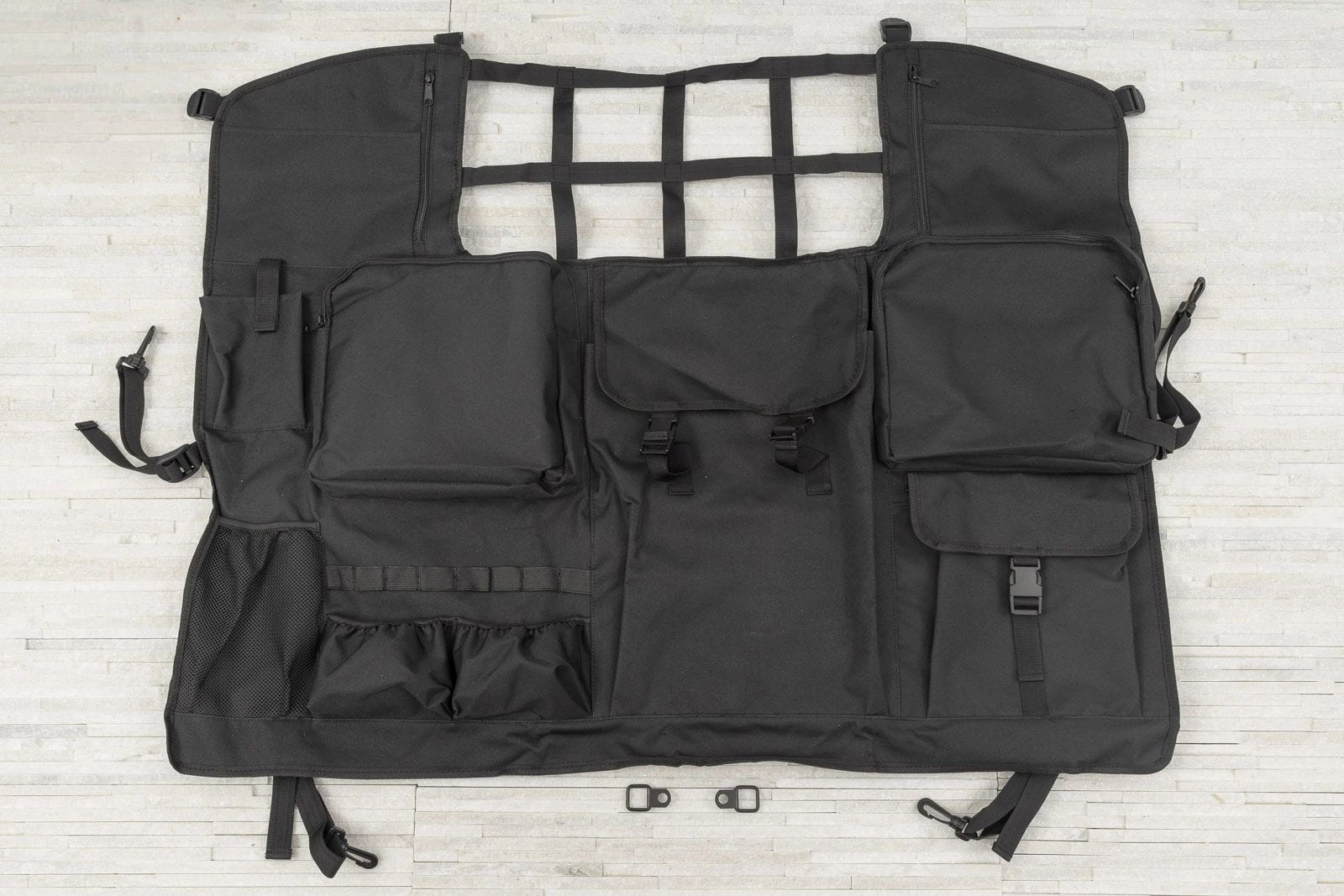 Bagasjeromsorganiser til baksete Jeep Wrangler JK / JL  │ Oppheng bagasjerom Trunk Back Seat Organizer – bilde 6