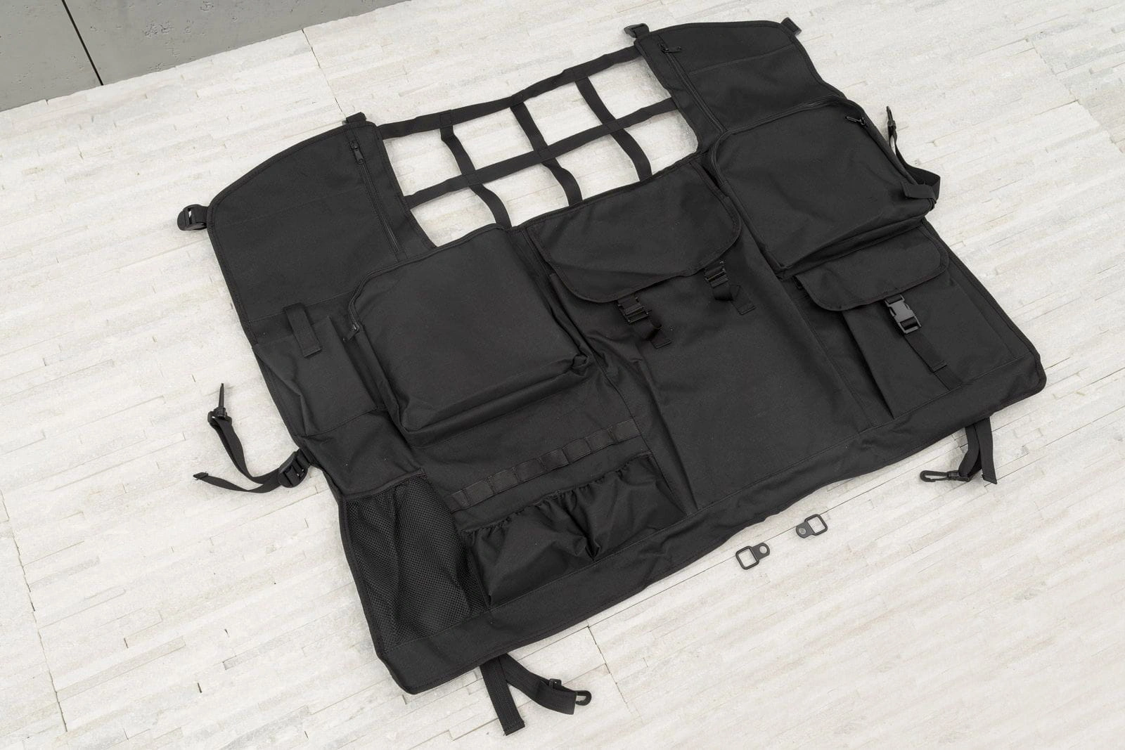 Bagasjeromsorganiser til baksete Jeep Wrangler JK / JL  │ Oppheng bagasjerom Trunk Back Seat Organizer – bilde 8