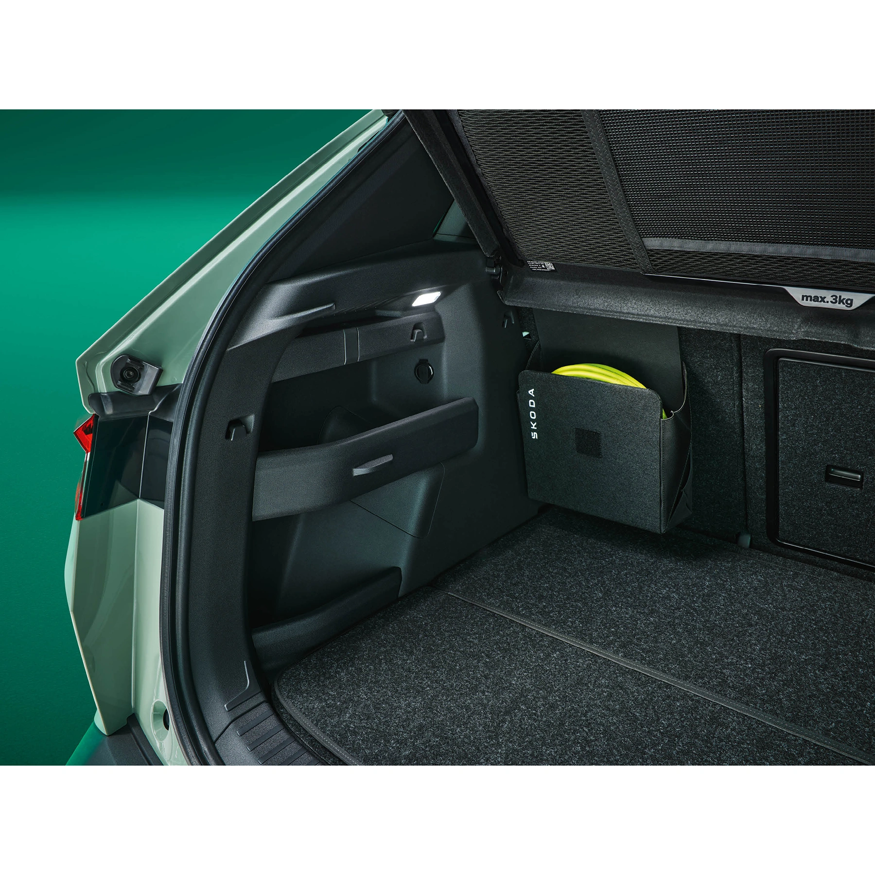 Bagasjeromstaske / oppbevaringsboks Skoda Elroq 2024 -> │ Genuine® oppbevaringstasken – bilde 2