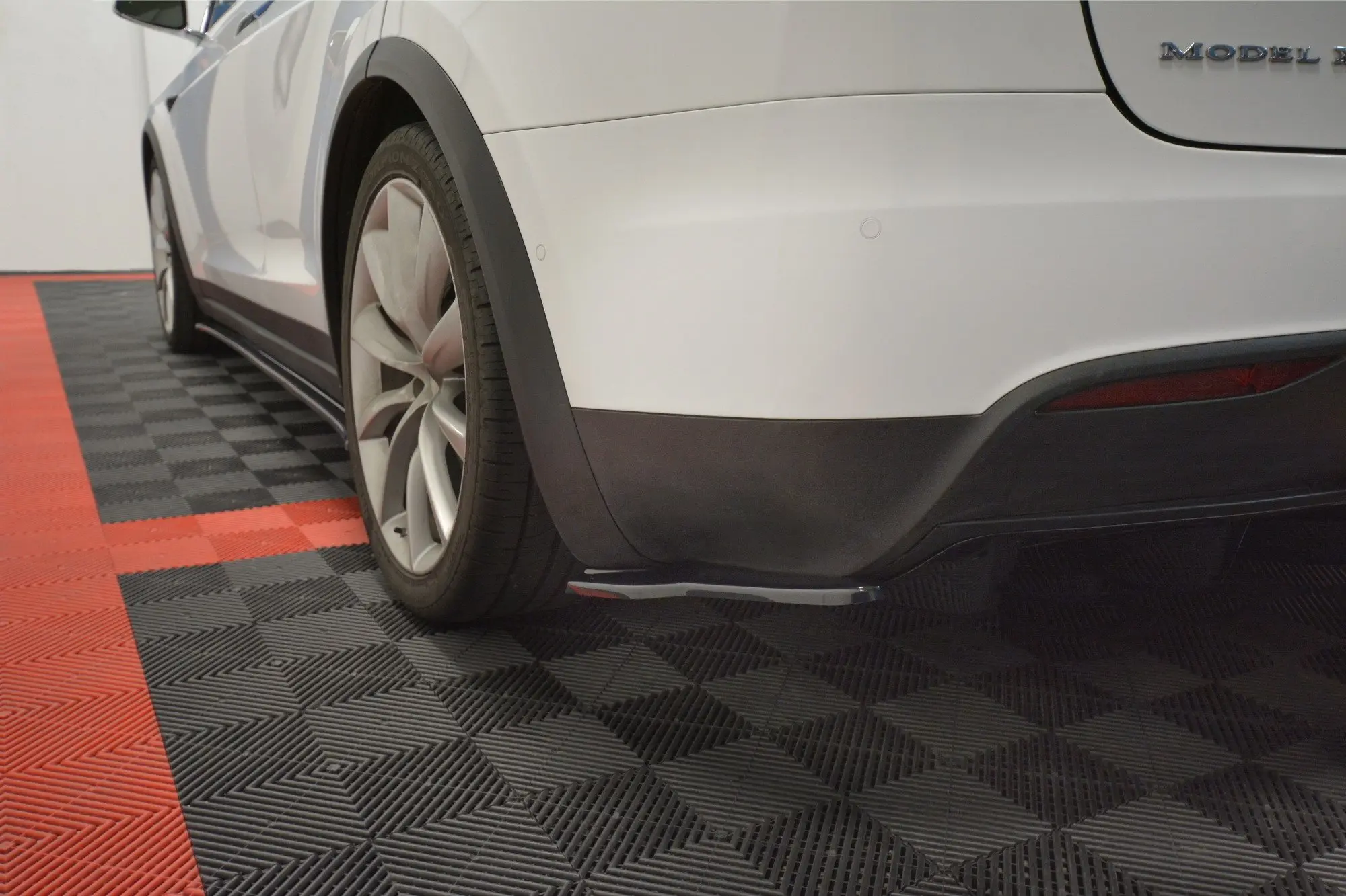 Bakfanger side lepper V.2 Tesla Model X 2015 -> │ Black – bilde 3