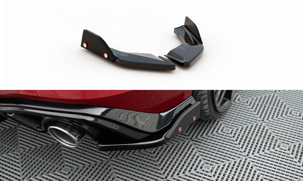 Bakfanger splitter VW Golf 8 GTI / GTE 2019 ->