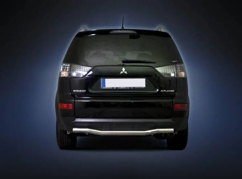 Bakfangerbeskyttelse rør nedre Mitsubishi Outlander II 2006 - 2012 │ Chrome