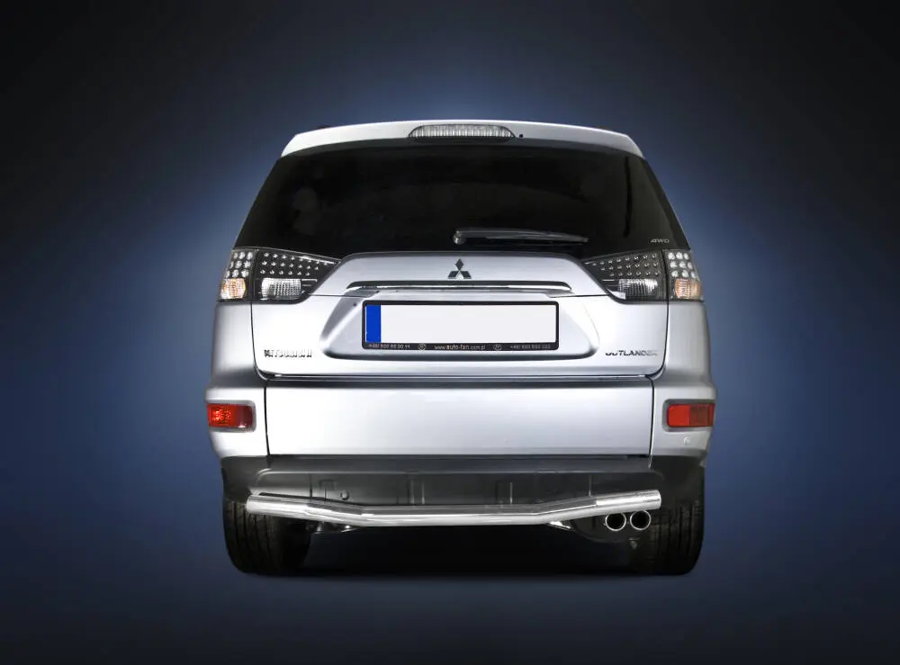 Bakfangerbeskyttelse rør nedre Mitsubishi Outlander II Facelift 2010 - 2012