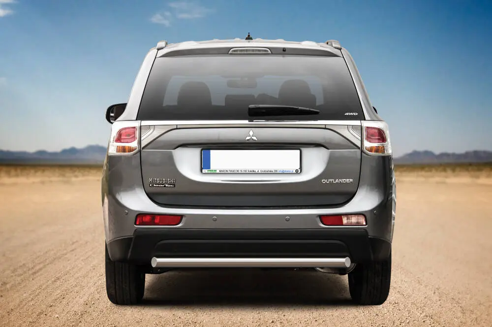 Bakfangerbeskyttelse rør nedre Mitsubishi Outlander III 2012 - 2015 │ Chrome