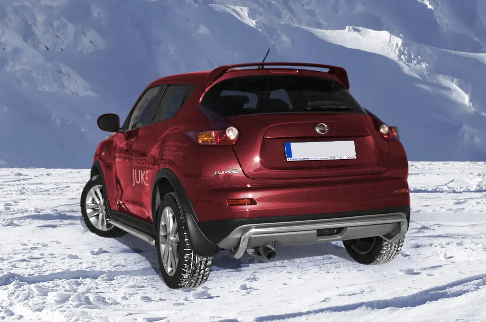 Bakfangerbeskyttelse rør nedre Nissan Juke I 2010-2014 (pre-facelift)