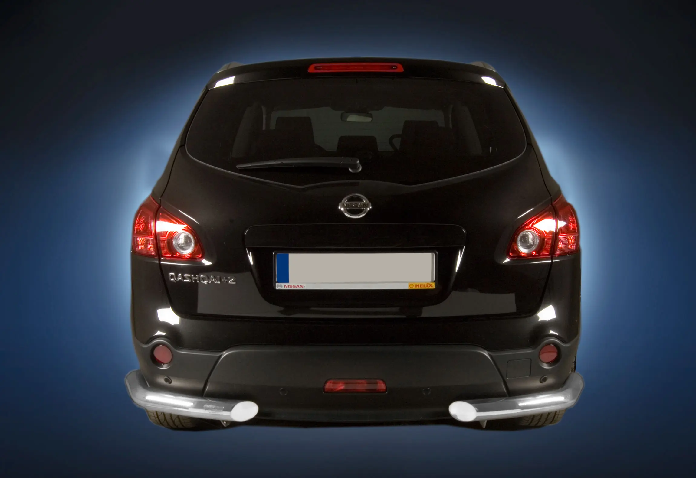 Bakfangerbeskyttelse sidebøyler nedre Nissan Qashqai (J10) Facelift 2010 - 2013