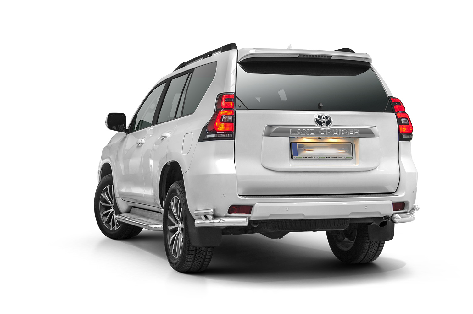 Bakfangerbeskyttelse sidebøyler nedre Toyota Land Cruiser J150 2017 - 2024