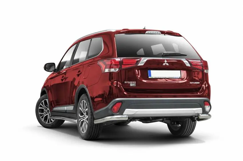 Bakfangerbeskyttelse siderør nedre Mitsubishi Outlander III Facelift 2015 - 2022 │ Chrome