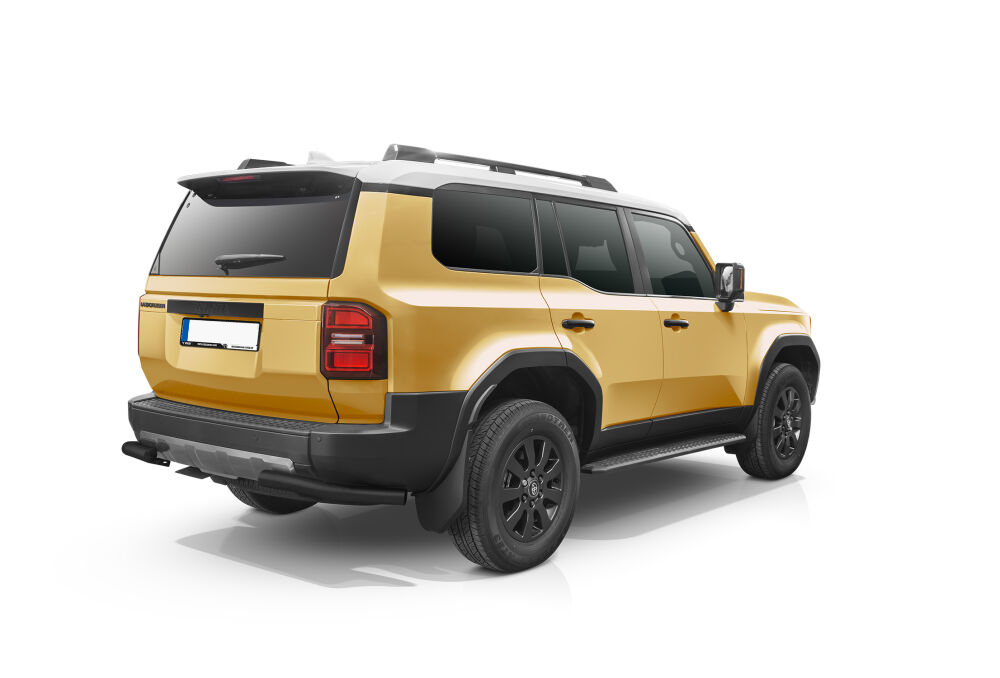 Bakfangerbeskyttelse siderør nedre Toyota Land Cruiser 250 2024 -> | D - Ø70mm Black