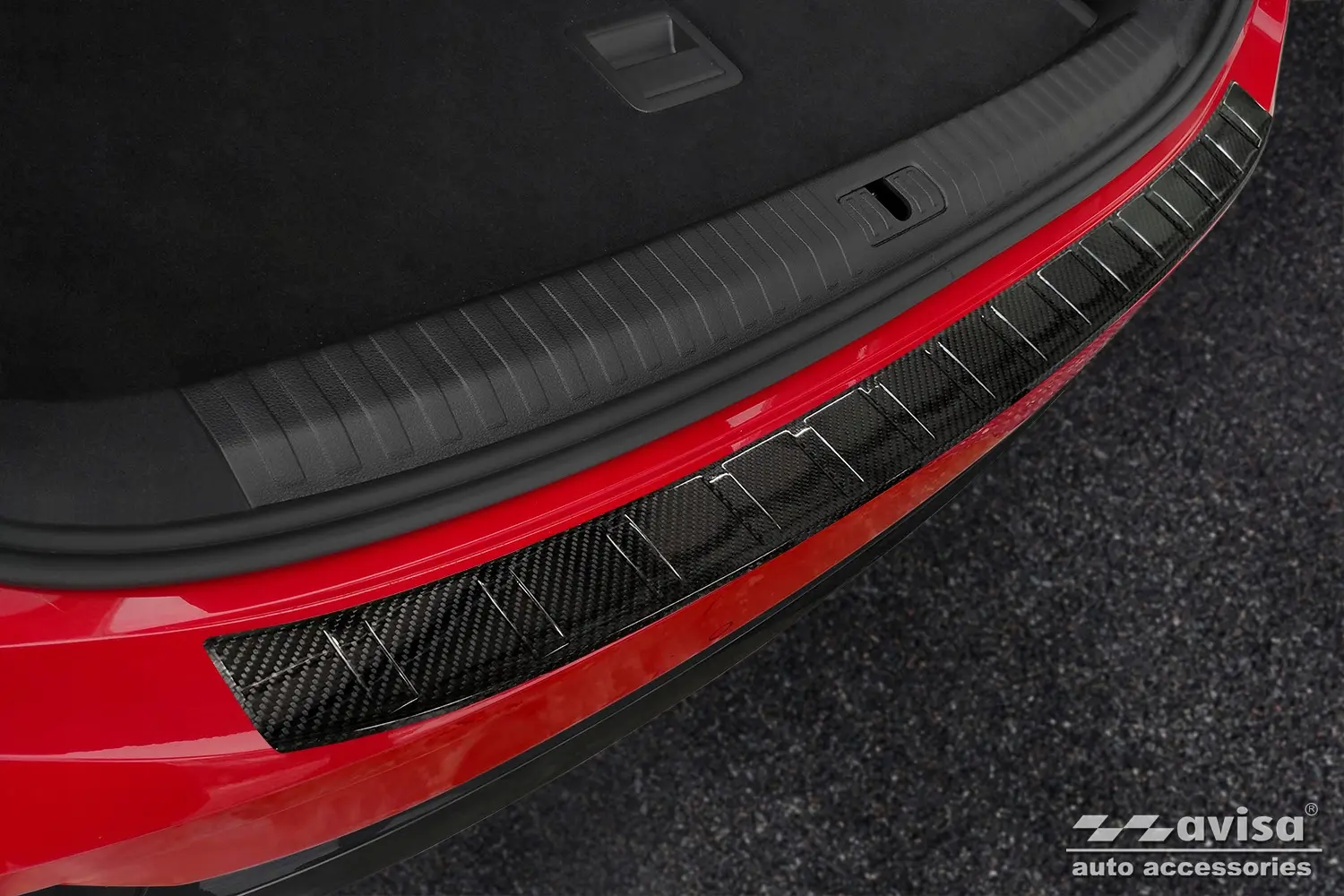 Bakfangerbeskytter Audi Q3 Sportback F3 / RS Q3 Sportback F3 2018 - 2025 │ Carbon Fiber Black