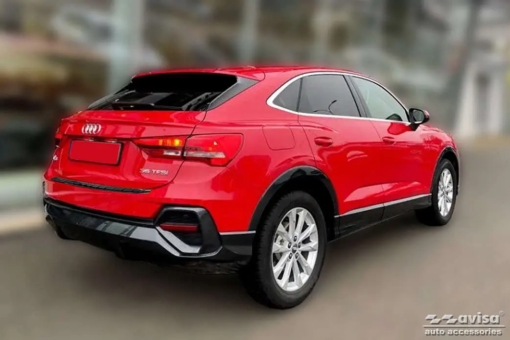 Bakfangerbeskytter Audi Q3 Sportback F3 / RS Q3 Sportback F3 2018 - 2025 │ Carbon Fiber Black – bilde 7