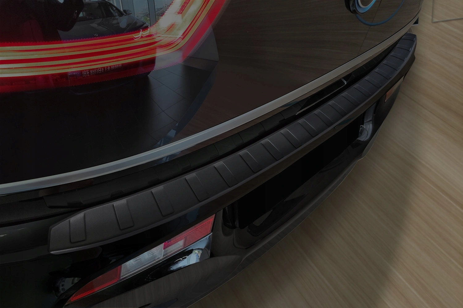 Bakfangerbeskytter BMW i3 2013 - 2022 │ Svart Matt - Black Edition – bilde 4