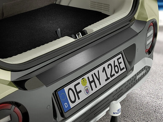 Bakfangerbeskytter Hyundai Inster 2025 -> │ Genuine® Luggage Entry Guard Piano Black