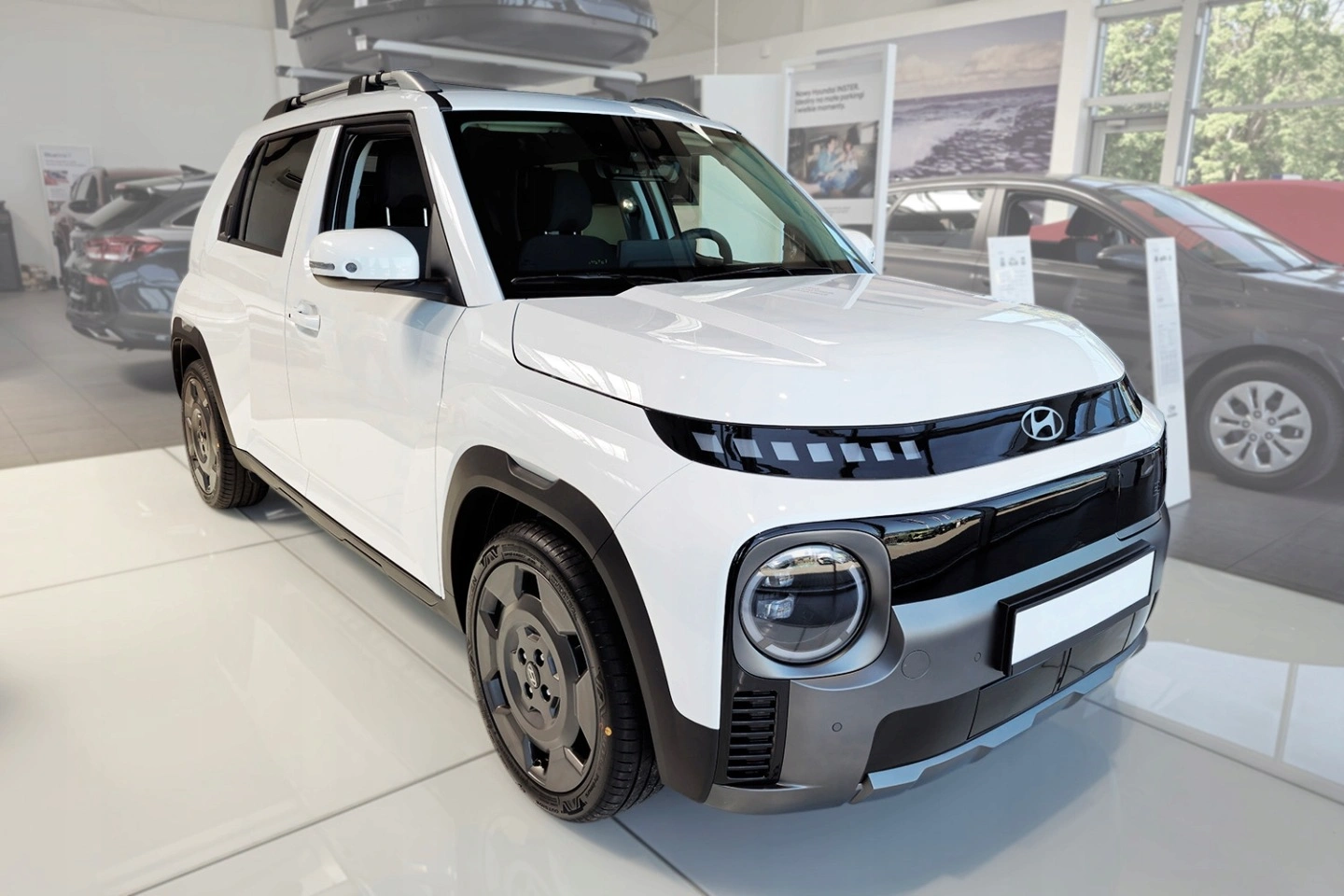 Bakfangerbeskytter Hyundai Inster 2025 -> │ Silver Blank Edition – bilde 6