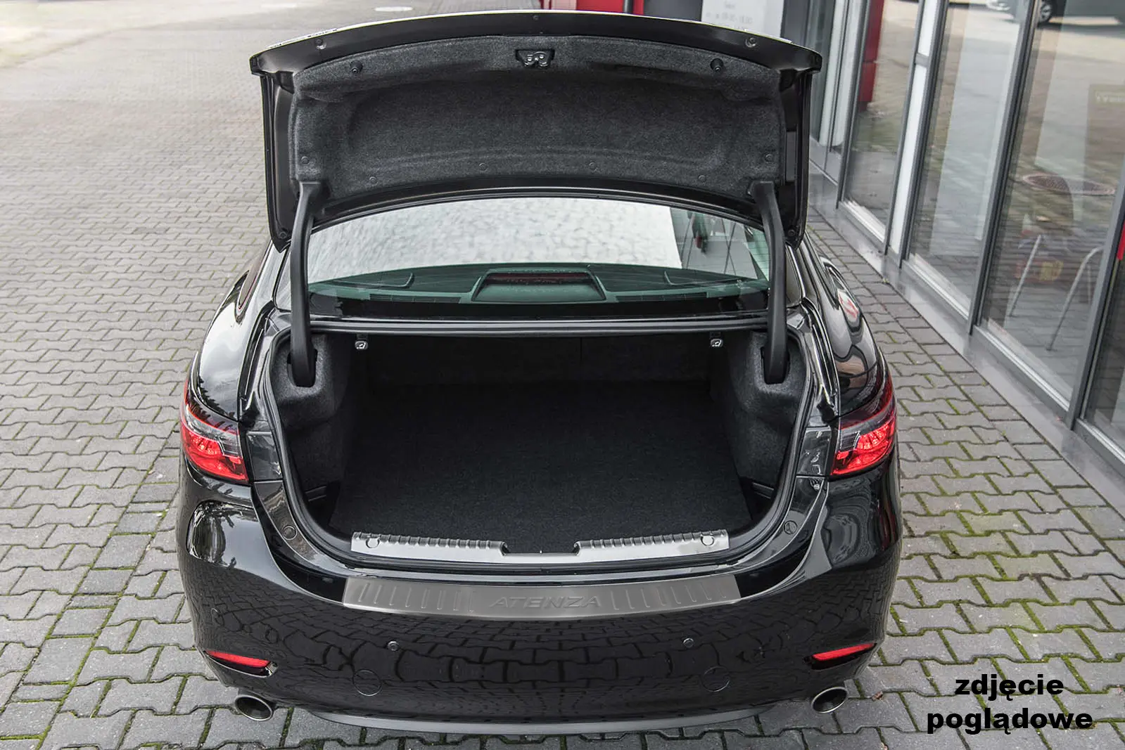 Bakfangerbeskytter Mazda 6 III (GJ/GL) Sedan 2012 - 2024 │ Black Edition (facelift)
