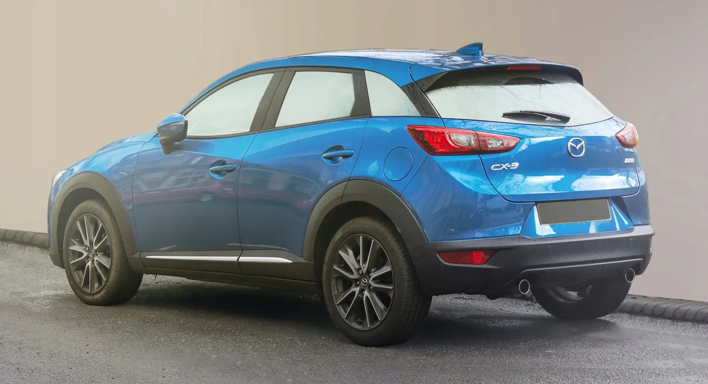 Bakfangerbeskytter Mazda CX-3 2014 - 2023 │ Black Edition – bilde 9