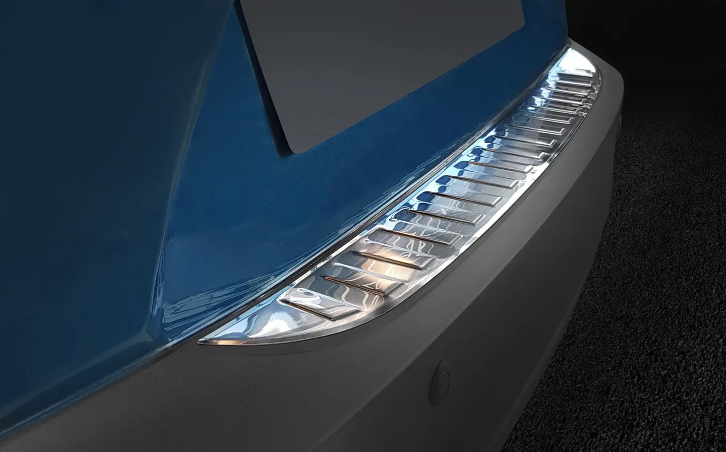 Bakfangerbeskytter Mazda CX-3 2014 - 2023 │ Silver Edition