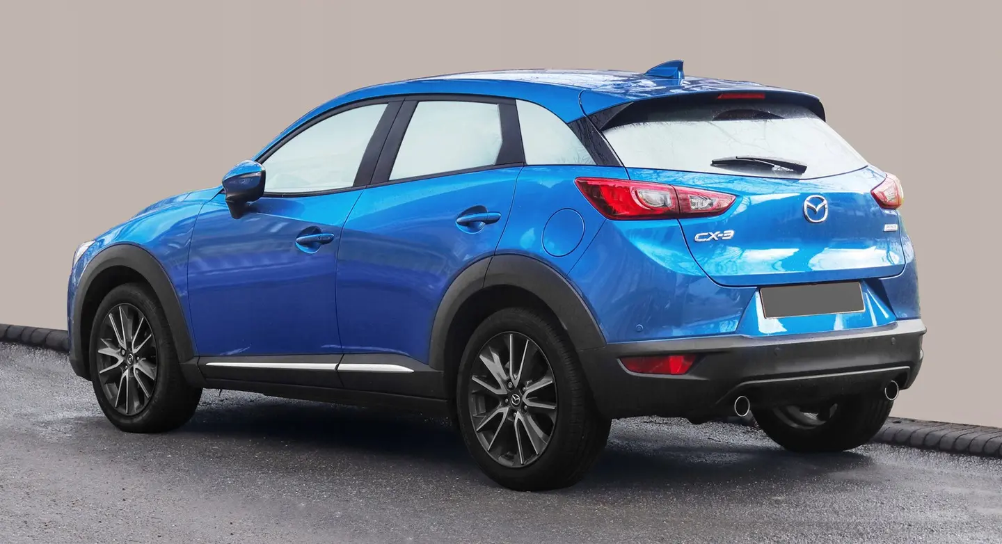 Bakfangerbeskytter Mazda CX-3 2014 - 2023 │ Silver Edition – bilde 8