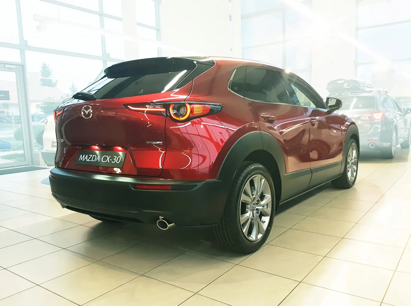 Bakfangerbeskytter Mazda CX-30 Facelift 2019 - 2023 │ Silver Edition – bilde 9