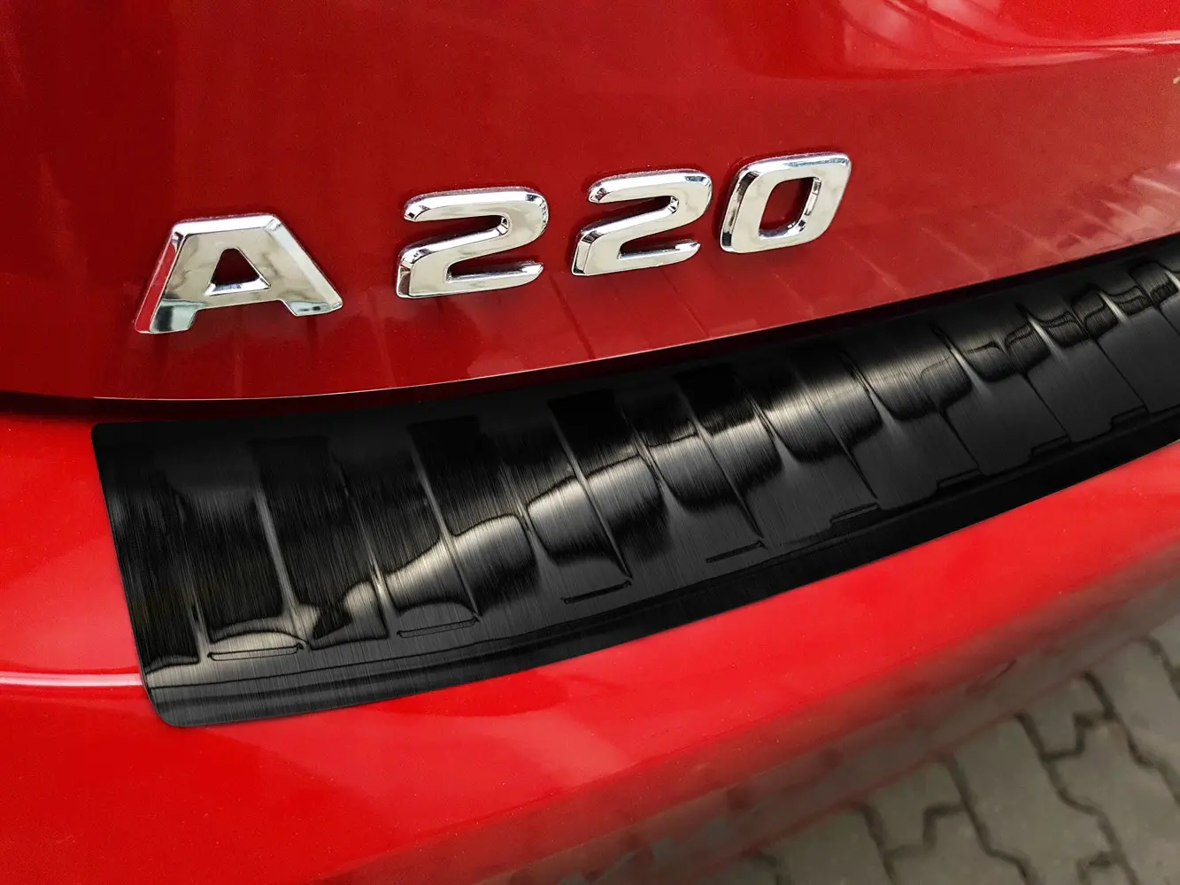 Bakfangerbeskytter Mercedes-Benz A IV W177 2018-> Black Edition – bilde 5