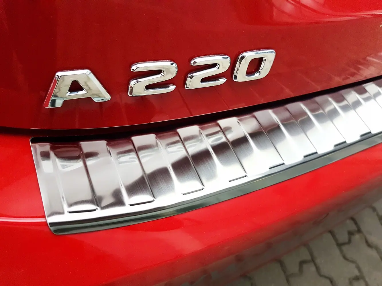 Bakfangerbeskytter Mercedes-Benz A IV W177 2018-> Silver Edition – bilde 5