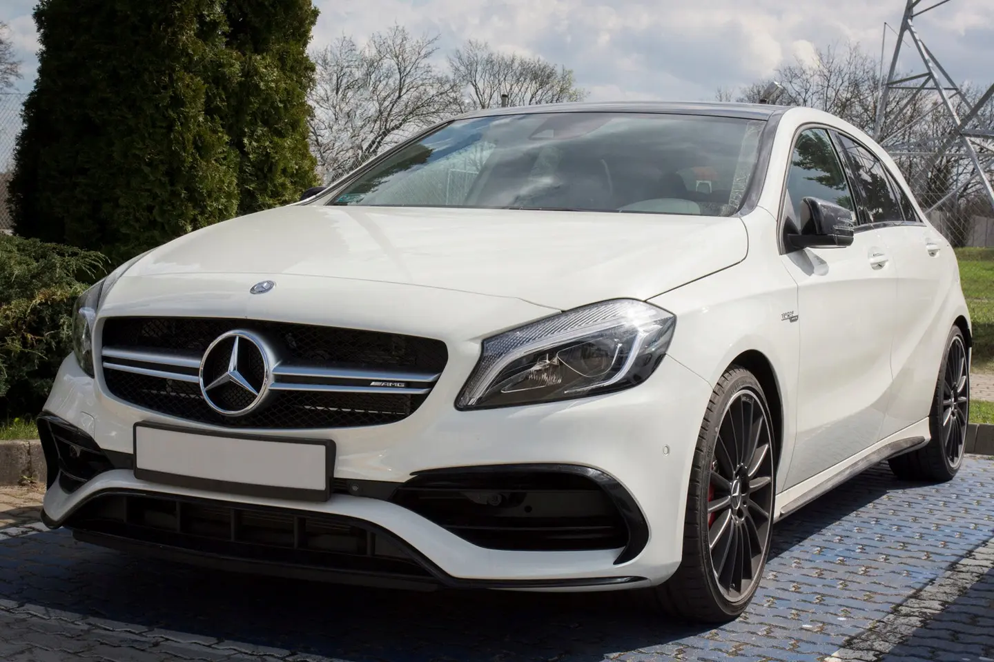 Bakfangerbeskytter Mercedes-Benz A45 AMG 2015-2017 Silver Edition – bilde 8