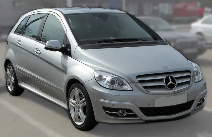 Bakfangerbeskytter Mercedes-Benz B W245 2005-2008 Black Edition – bilde 9