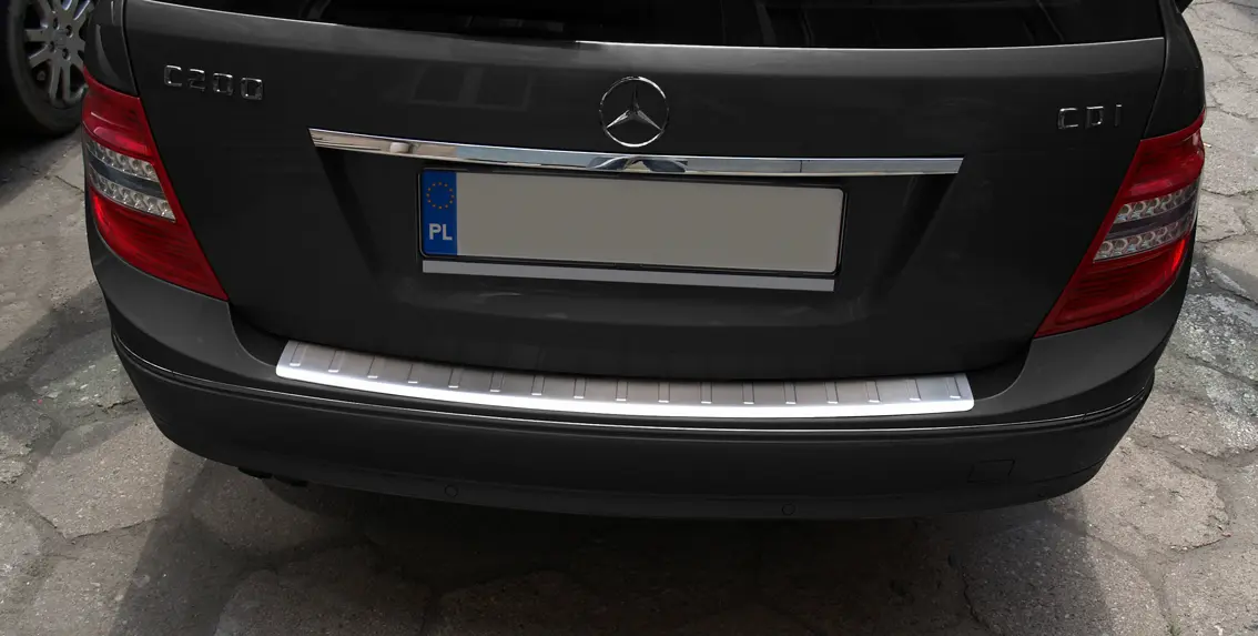 Bakfangerbeskytter Mercedes-Benz C (S204) Stasjonsvogn 2007 - 2011  Silver Edition – bilde 3